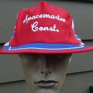 1980s Unworn Spacemaster Construction Cap (Adjustable Size)